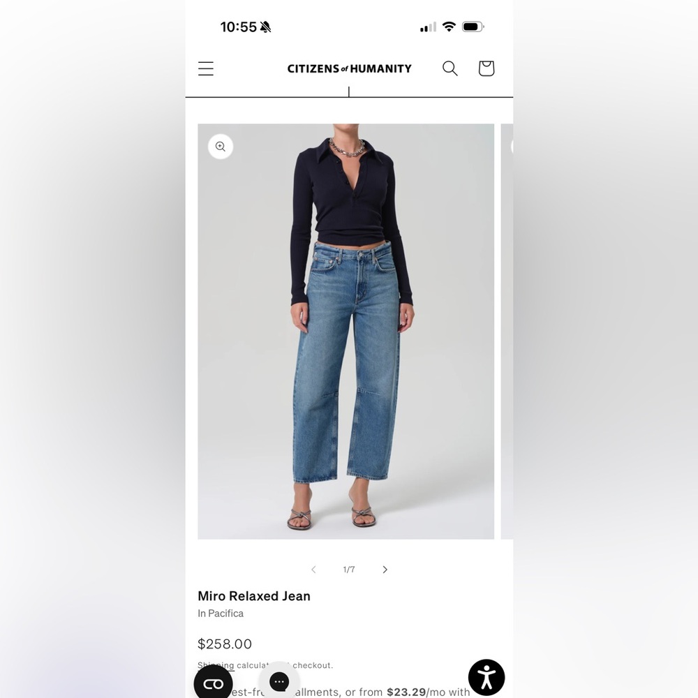 Citizens Of Humanity ‘Miro’ Relaxed Jeans - Picture 4 of 5